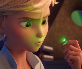 Une scène du film Miraculous: Ladybug & Cat Noir, The Movie