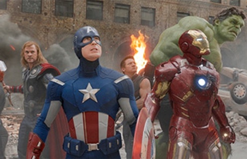 Une scène du film The Avengers