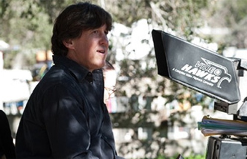 Cameron Crowe sur le plateau du film We Bought a Zoo