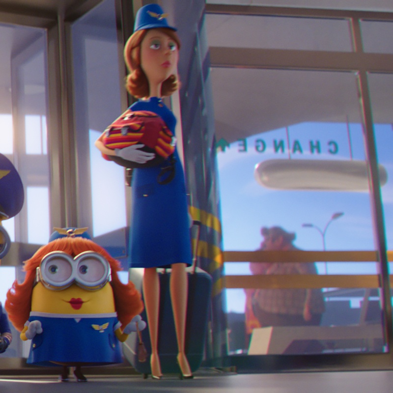 Une scène du film Minions: The Rise of Gru