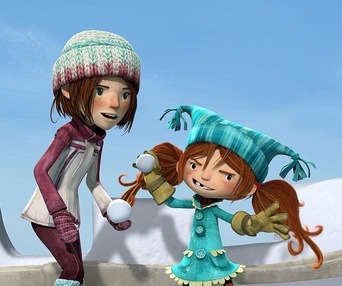 Une scène du film La guerre des tuques 3D