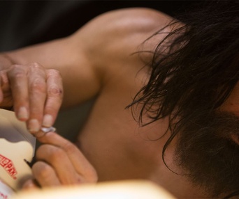 Une scène du film Oldboy