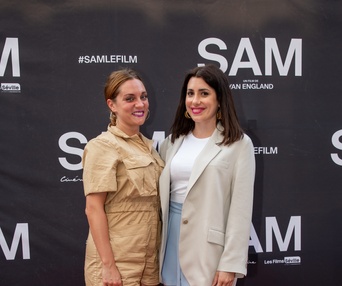 Sur le tapis rouge du film Sam