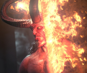 Une scène du film Hellboy