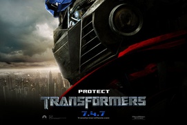 Affiche américaine du film Transformers Affiche américaine du film Transformers