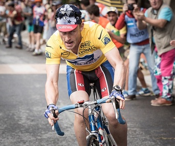 Une scène du film The Program