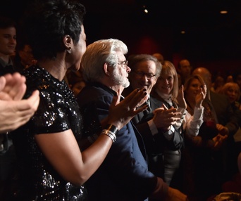 Sur le tapis rouge de Star Wars: The Force Awakens