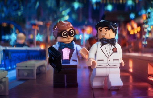 Une scène du film The LEGO Batman Movie