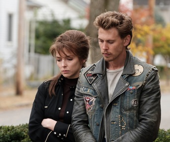 Une scène du film The Bikeriders