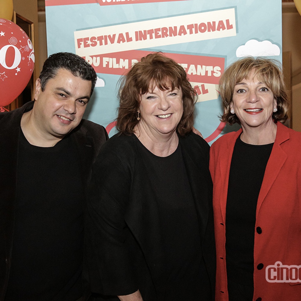 Sur le tapis rouge de la première du film Le coeur en braille