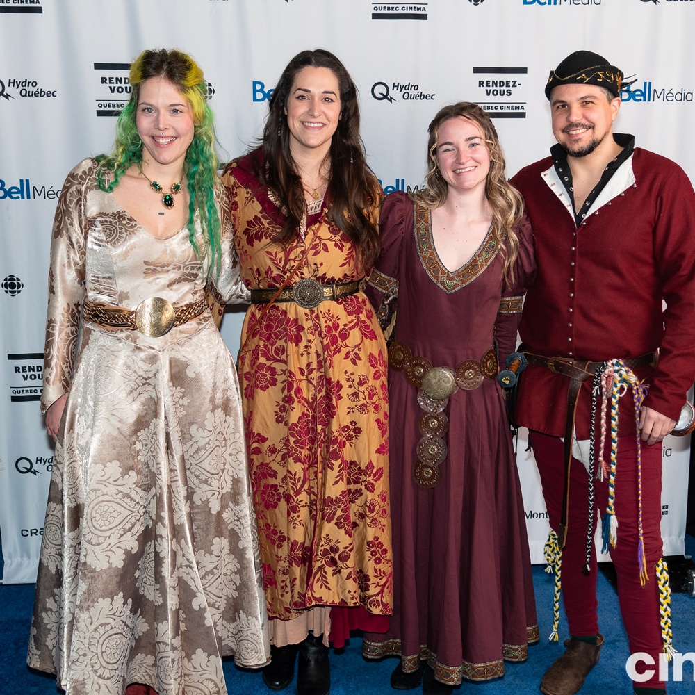 Sur le tapis rouge du film Farador