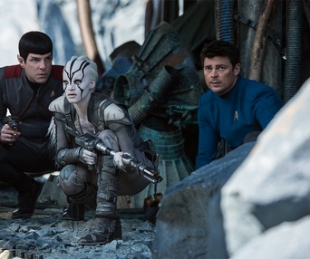 Une scène du film Star Trek Beyond