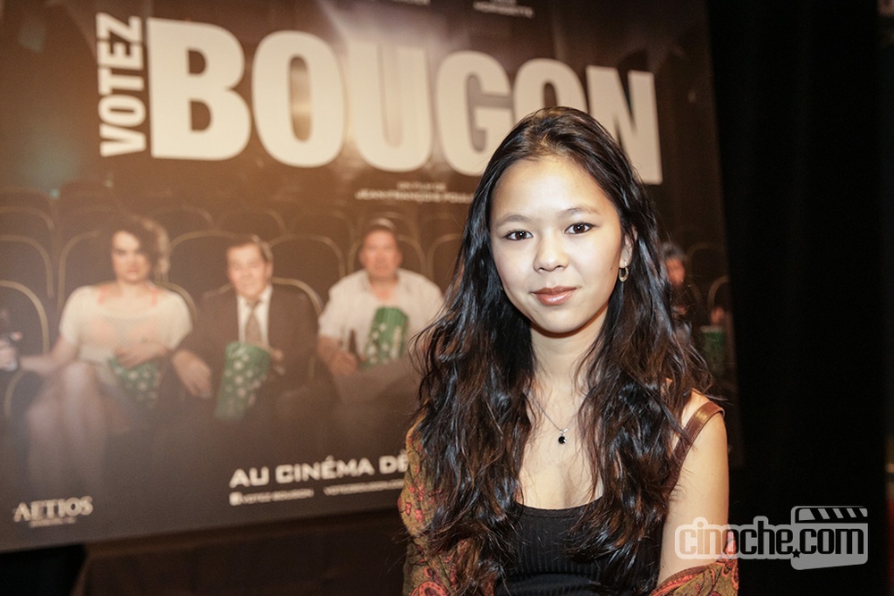 Sur le tapis rouge du film Votez Bougon