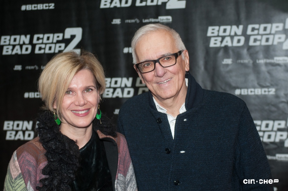 Sur le tapis rouge du film Bon Cop Bad Cop 2