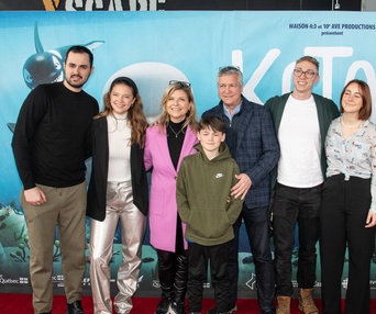 Première du film Katak, le brave béluga