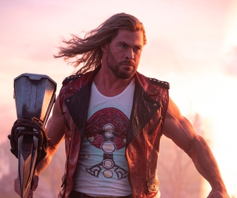 Une scène du film Thor: Love and Thunder