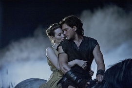 Une scène du film Pompeii