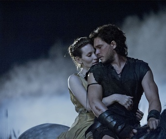 Une scène du film Pompeii