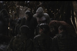 Une scène du film War for the Planet of the Apes