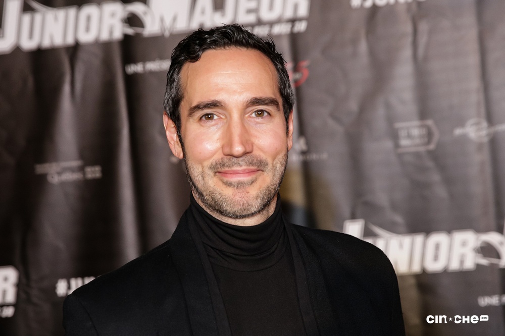 Sur le tapis rouge du film Junior majeur