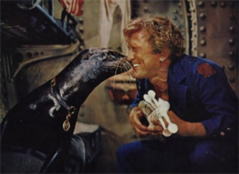Kirk Douglas dans 20,000 Leagues Under the Sea en 1954