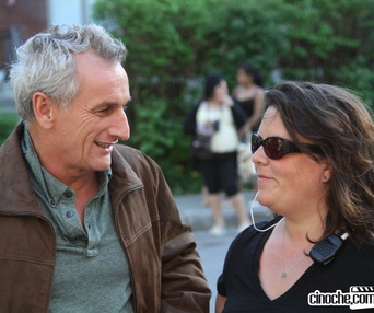 Sur le plateau du film Rose by Name
