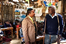 Une scène du film The First Grader
