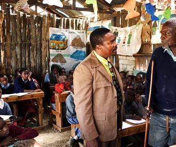 Une scène du film The First Grader