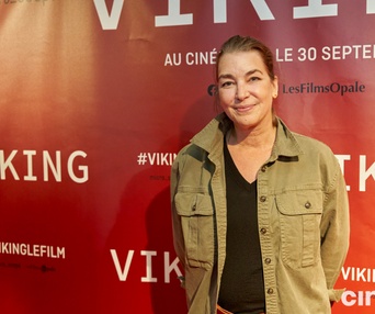 Sur le tapis rouge du film Viking