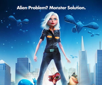 Affiche du film Monsters vs. Aliens