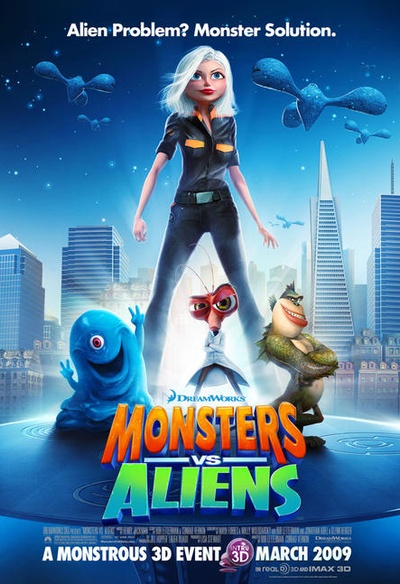 Affiche du film Monsters vs. Aliens