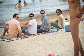 Une scène du film American Reunion