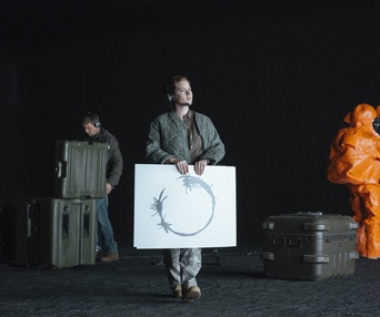 Une scène du film Arrival