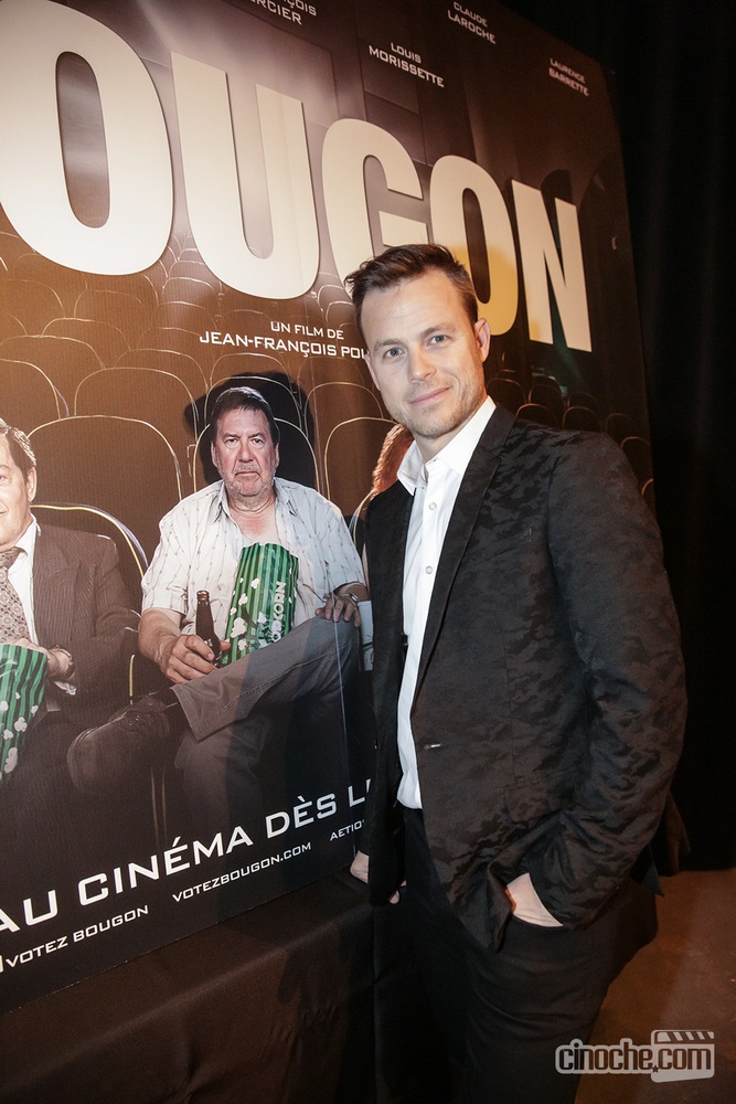 Sur le tapis rouge du film Votez Bougon