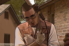Scène du film A Scanner Darkly Scène du film A Scanner Darkly
