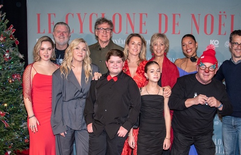 Tapis rouge du film Le cyclone de Noël