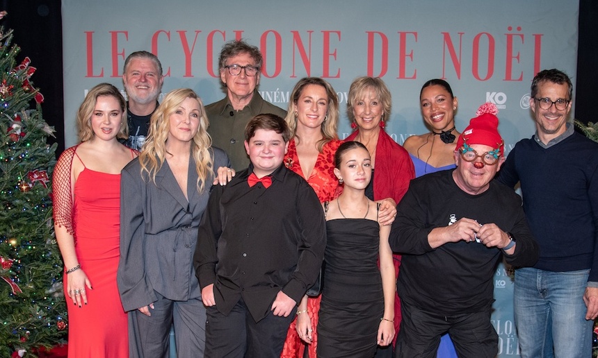 Noël est arrivé en avance cette année pour le tapis rouge du «Cyclone de Noël»