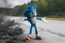 Une scène du film Sonic the Hedgehog Une scène du film Sonic the Hedgehog