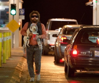 Une scène du film Due Date