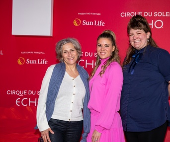 Tapis rouge du spectacle Echo du Cirque du Soleil