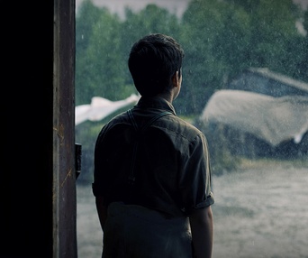 Une scène du film Le torrent