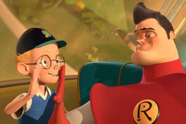 Scène du film Bienvenue chez les Robinson