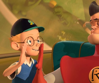 Scène du film Bienvenue chez les Robinson