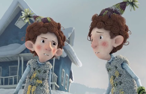 Une scène du film La guerre des tuques 3D