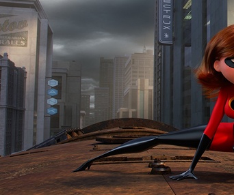 Une scène du film Incredibles 2
