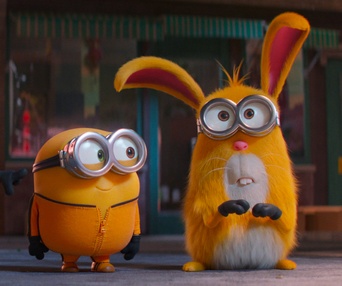 Une scène du film Minions: The Rise of Gru