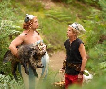 Une scène du film Astérix et Obélix: L'empire du milieu