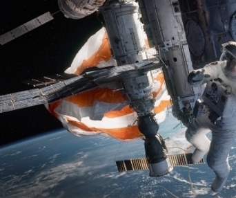 Une scène du film Gravity