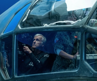 Sur le plateau du film Avatar: The Way of Water