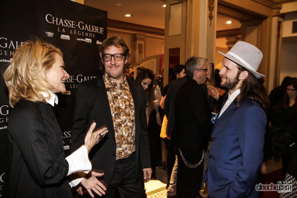 Sur le tapis rouge du film Chasse-Galerie : La légende
